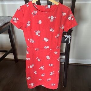 Old Navy Red Floral Kids Dress